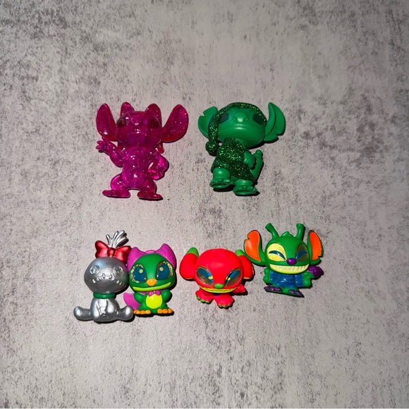Disney Other - Set of 6 Random Stitch Figures